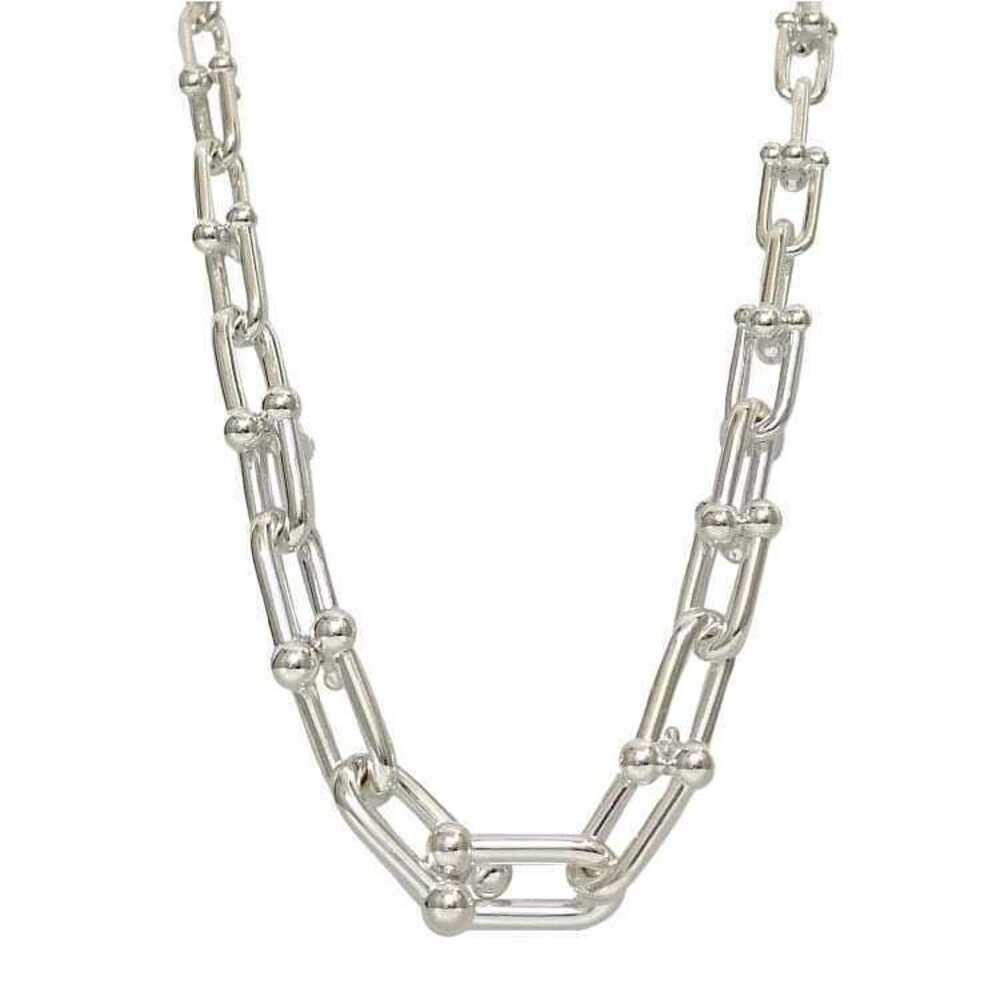 Tiffany Graduated Link Necklace Silver Chain